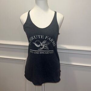 The Office Schrute Farms Bed and Breakfast Tank Top Size Small